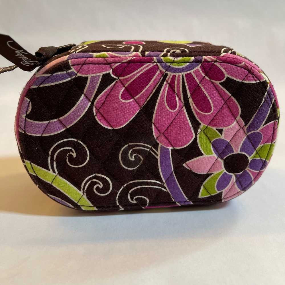 Vera Bradley Purple Punch Zippered Jewelry Travel Storage Case - Picture 11 of 12